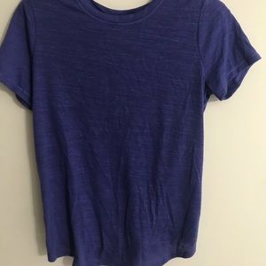 DSG blue short sleeve top